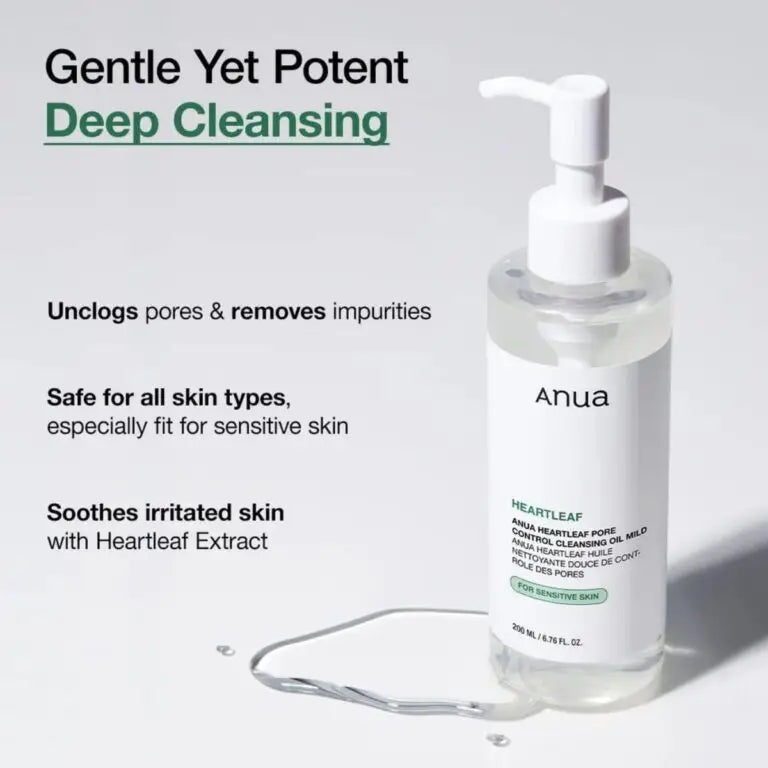 Anua Heartleaf Pore Cleansing Oil Mild