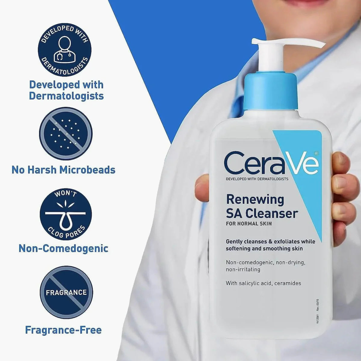CeraVe Renewing SA Cleanser For Normal Skin 237ml